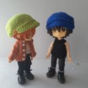 キャスケット帽　28色コットン　ねんどろいどヘッドサイズ