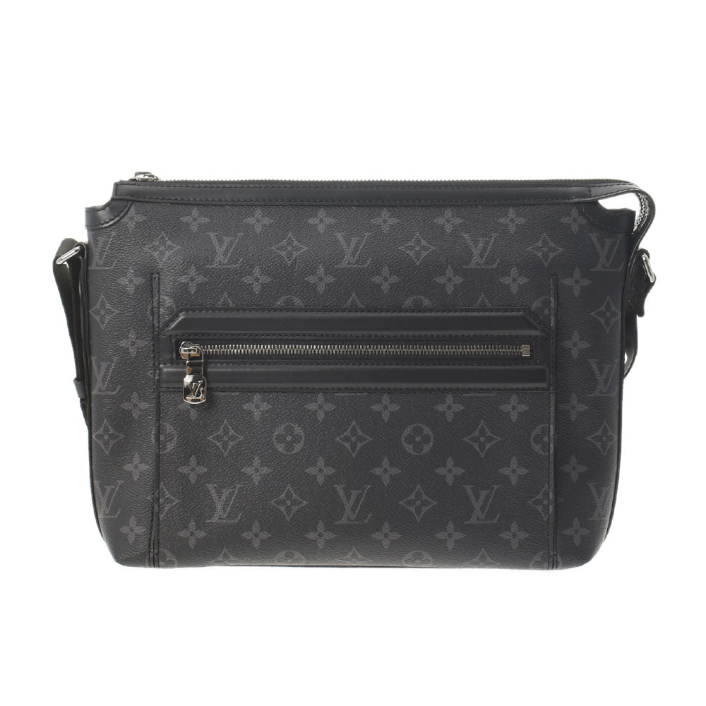 LOUIS VUITTON ルイヴィトン モノグラム エクリプス オディセ メッセンジャー PM 黒 M44223 メンズ モノグラムキャンバス ショルダーバッグ Aランク 中古 