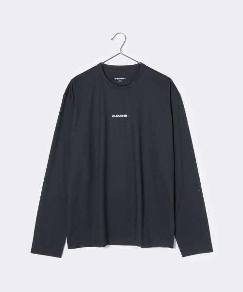 ジルサンダー プラス JIL SANDER+ J47GC0022 J70031 Tシャツ メンズ トップス 長袖 ロングスリーブ クルーネック ロンT ロゴ カ