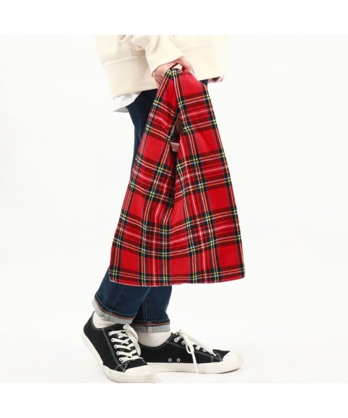 マスターアンドコー トートバッグ A4 MASTER&Co. トート バッグ エコバッグ 折りたたみ TARTAN CHECK ECOBAG S MC1392