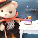 ミニチュア　3色ハロウィンケーキ(カヌレ＆チェリー)