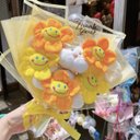 夏ラッピングで再登場❣️お花とうさぎさんのぬいぐるみ花束