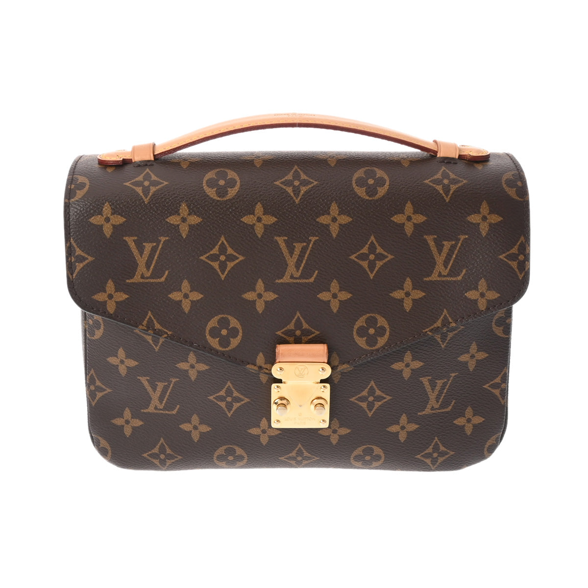 LOUIS VUITTON ルイヴィトン モノグラム ポシェットメティス MM 2WAY ブラウン M44875 レディース モノグラムキャンバス ハンドバッグ Aランク 中古 