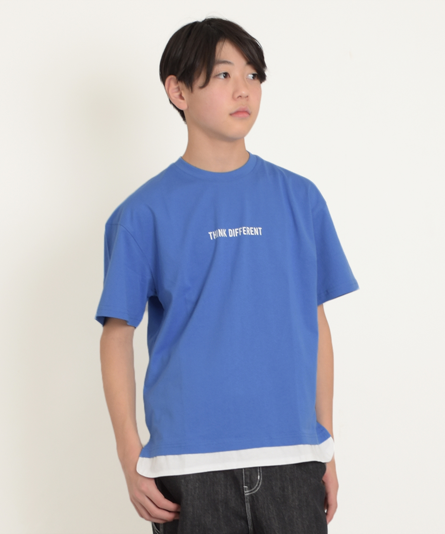 グラソス/裾ラウンドレイヤード半袖Tシャツ