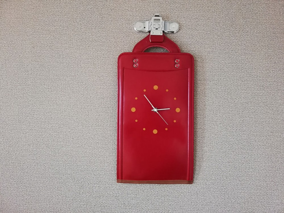 Wall Clock red 【掛-kakeru- シリーズ】