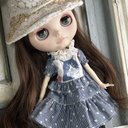 2474 ブライス さんのお洋服　Blythe ブライス アウトフィット 洋服 りかちゃん　22センチドール　クラシカル