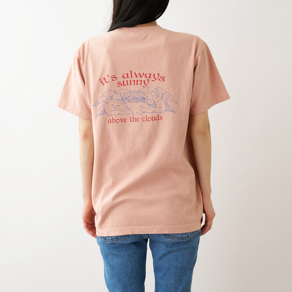 天使 Tシャツ ダスティピンク