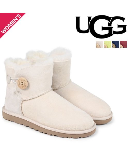 UGG アグ ムートンブーツ ベイリーボタン ミニ レディース WOMENS MINI BAILEY BUTTON 3352 シープスキン