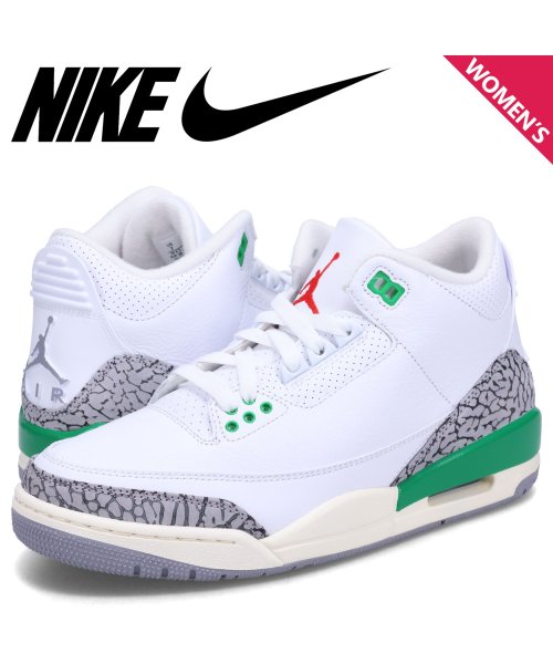 NIKE AIR JORDAN 3 RETRO ナイキ エアジョーダン3 レトロ スニーカー レディース ホワイト 白 CK9246－136