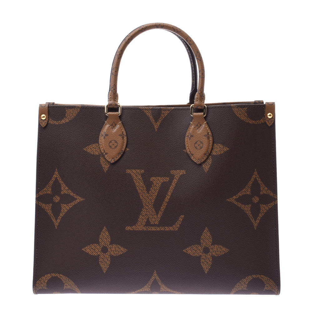 LOUIS VUITTON ルイヴィトン モノグラム リバース オンザゴーMM 2WAY ブラウン M45321 ユニセックス モノグラムキャンバス トートバッグ 新品 