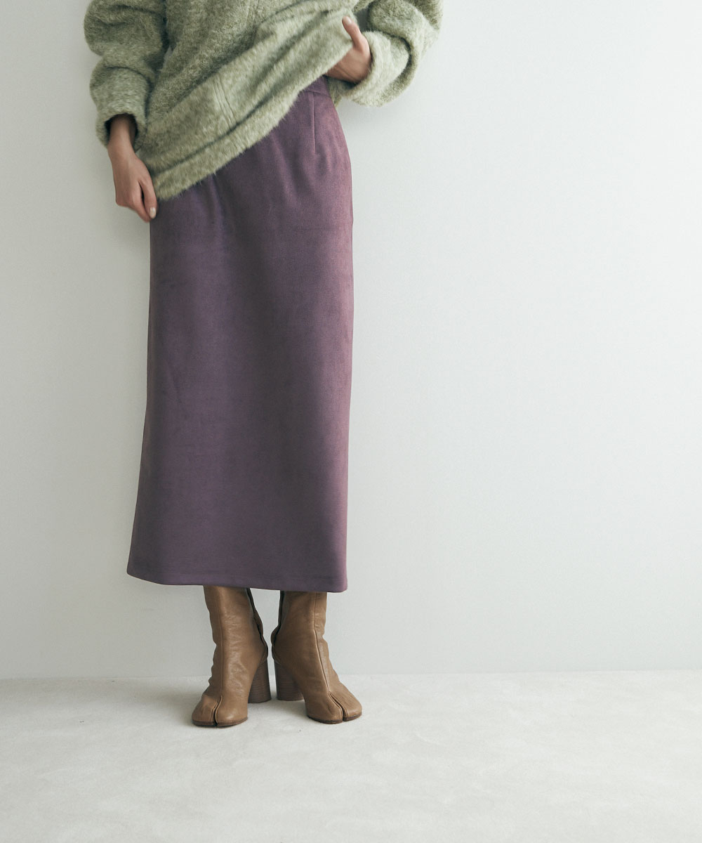 マージュール/SUEDE NARROW SKIRT