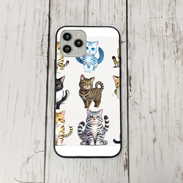 iphoneケース4-3-34 iphone 強化ガラス 猫・ねこ・ネコちゃん 箱15 かわいい アイフォン iface