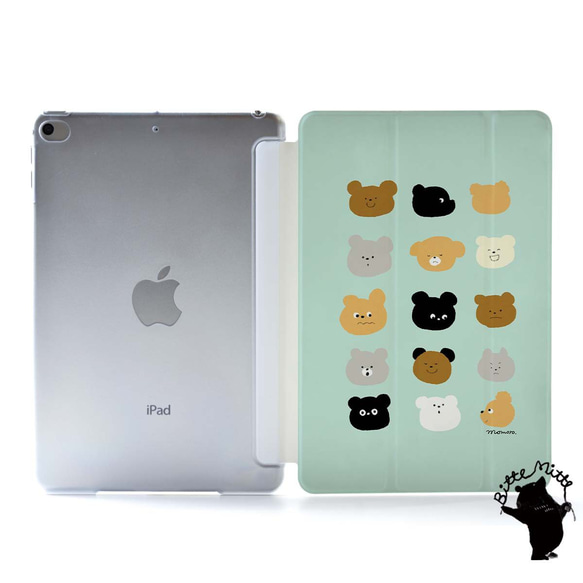 クマのiPadケース iPadmini iPadair iPadpro 入学お祝い