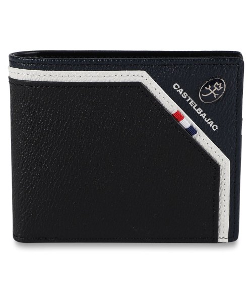 カステルバジャック CASTELBAJAC 財布 二つ折り財布 レグレ メンズ レディース 本革 REGLER SERIES WALLET ブラック ネイビー