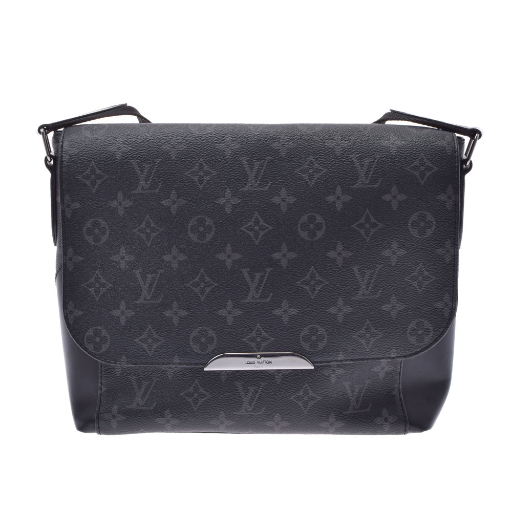 LOUIS VUITTON ルイヴィトン モノグラム エクリプス メッセンジャー エクスプローラーPM 黒 M40565 メンズ モノグラムキャンバス ショルダーバッグ ABランク 中古 