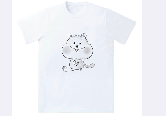 【受注生産】☆送料無料☆ Tシャツ クアッカワラビー(クオッカ)