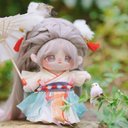 4点セット ミニ洋服 20cm 着せ替えぬいぐる服 漢服 古代中国の服装 ぬいぐるみ用服コスチューム 着せ替え人形洋服 日常服人形 綿人形衣装 ドールウェア アクセサリー