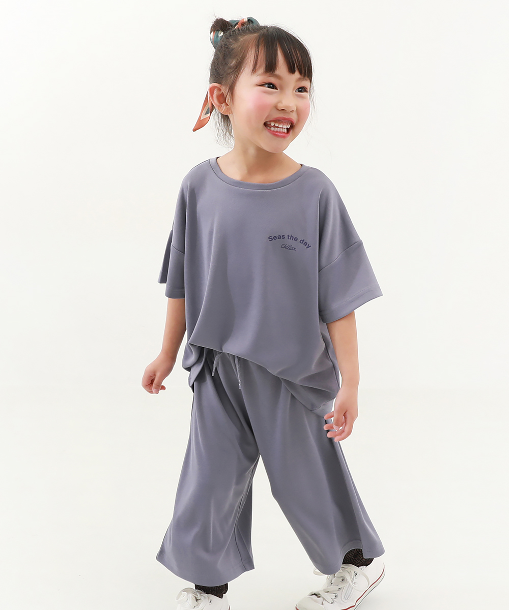 デビロック/【ワンマイルにも】サラっとストレッチ メッシュ 着丈が選べるパジャマ 子供服 キッズ ･･･