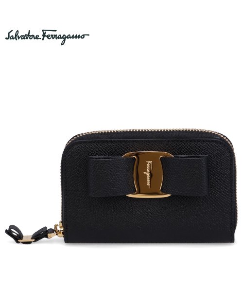 サルヴァトーレ フェラガモ Salvatore Ferragamo カードケース コインケース 小銭入れ レディース ラウンドファスナー 本革  CARD CAS