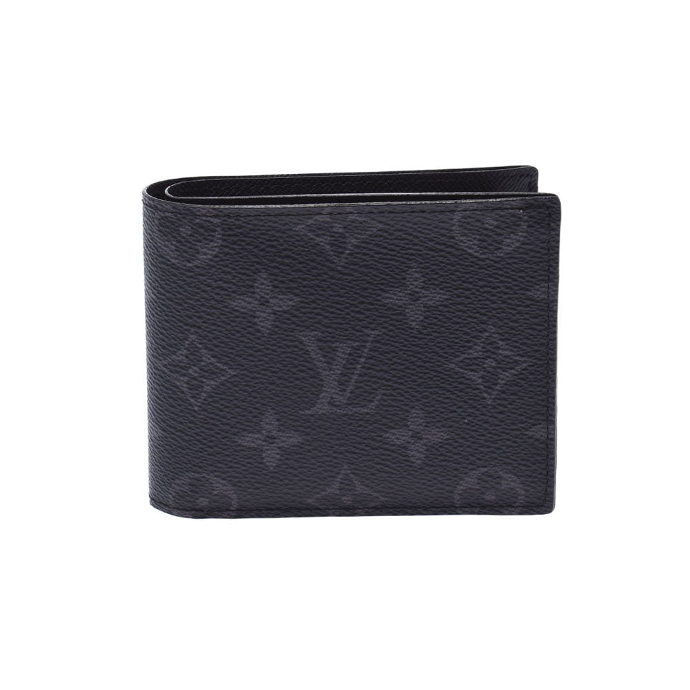 LOUIS VUITTON ルイヴィトン モノグラム エクリプス ポルトフォイユ マルコ NM 黒 M62545 メンズ モノグラムエクリプスキャンバス 二つ折り財布 ABランク 中古 