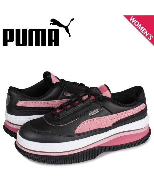 プーマ PUMA デバ ミックスド メタリック スニーカー レディース 厚底 DEVA MIXED METALLIC WMNS ブラック 黒 373920－02