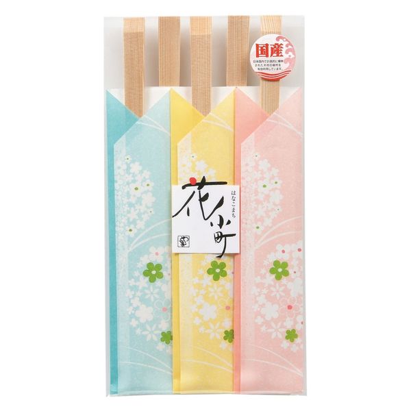 やなぎプロダクツ 花小町（彩）杉天削箸5膳 H-023 1セット(40個)（直送品）