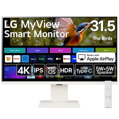 【スマートモニター】【4K】LGエレクトロニクス 32SR83U-W 32型 LG MyView Smart Monitor 4K対応 IPSアンチグレア液晶