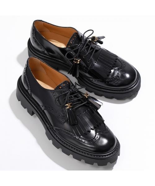 TODS レザーシューズ XXW08J0HO10EB5 ウイングチップ