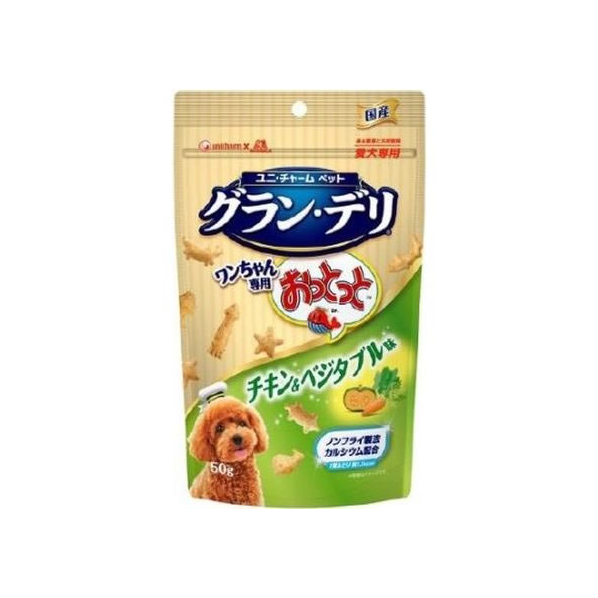 ユニ・チャーム ワンちゃん用おっとっと チキン&ベジ 50g FCU8640