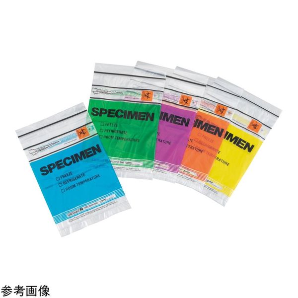 アズワン 検体輸送バッグ・カラーコード ブルー 1000枚入 MGTZ69BLU 1箱(1000枚) 4-5041-01（直送品）