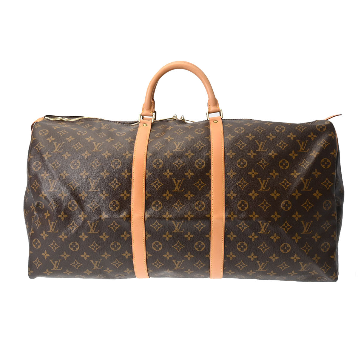 LOUIS VUITTON ルイヴィトン モノグラム キーポル 60 ブラウン M41422 ユニセックス モノグラムキャンバス ボストンバッグ ABランク 中古 