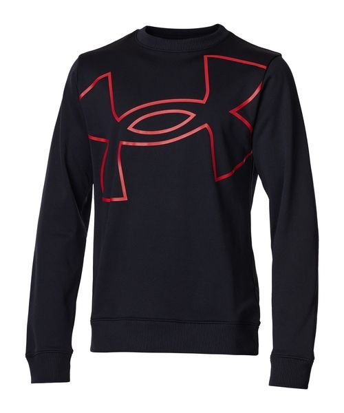 UA ARMOUR FLEECE BRANDED LOGO CREW