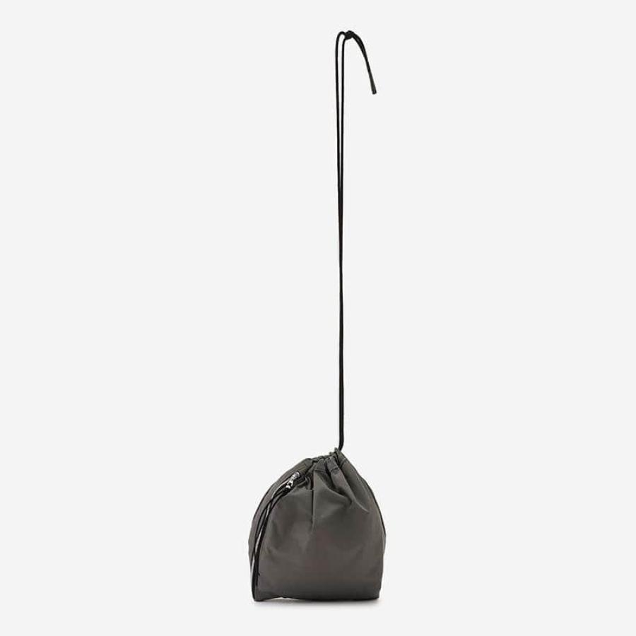 eauk x SPACE_SPACE SIDE DRAWSTRING BAG GRAY