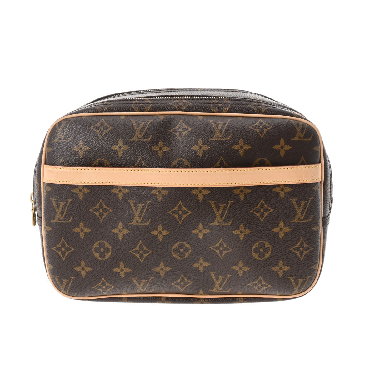 LOUIS VUITTON ルイヴィトン モノグラム リポーター PM ブラウン M45254 レディース モノグラムキャンバス ショルダーバッグ Aランク 中古 