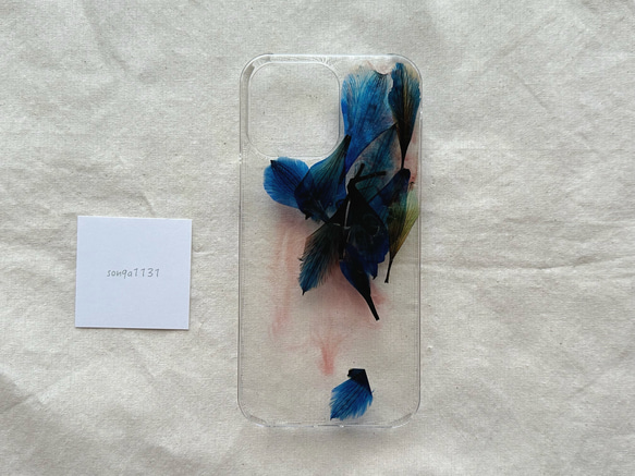 【値下げ中！】 ♡押し花×ペイントケース♡ 《熱帯魚》iPhone 14proMax対応