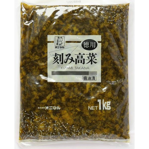 「業務用」 オニマル 徳用刻みタカナ1kg 1ケース（15入り）（直送品）