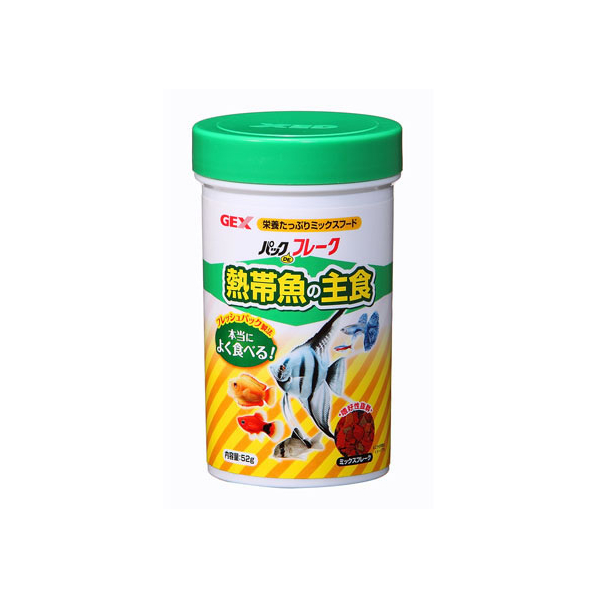 ジェックス パックDE フレーク熱帯魚 主食52g FC19585