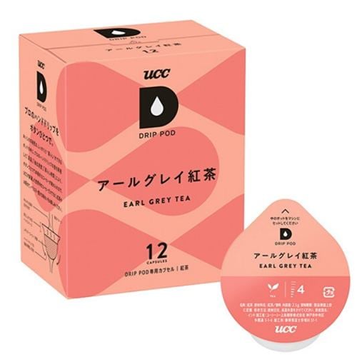 UCC上島珈琲 DPAT002 アールグレイ紅茶 DRIP POD コーヒーメーカー 専用カプセル 紅茶 ドリップポッド 12個入(12杯分)