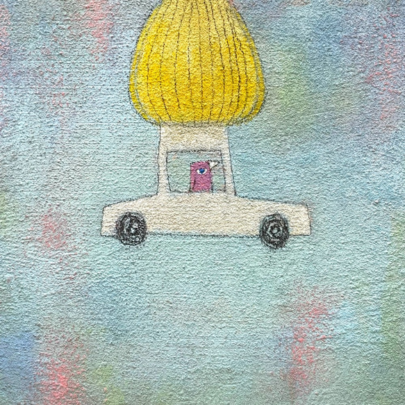 「 こっちへ行くことに決めました。」　　　　　絵画