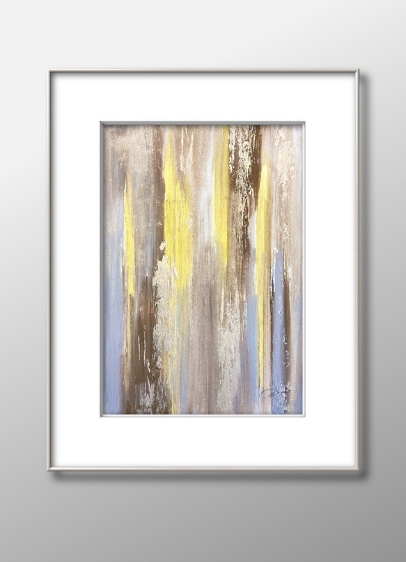 SHEER YELLOW - 絵画 抽象画 アート インテリア 北欧 おしゃれ