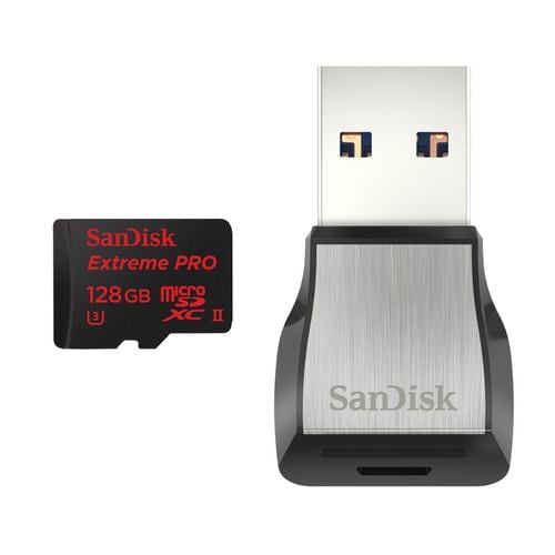 サンディスク エクストリームプロ UHS-II microSD 128GB SDSQXPJ-128G-JN3M3 SDSQXPJ-128G-JN3M3