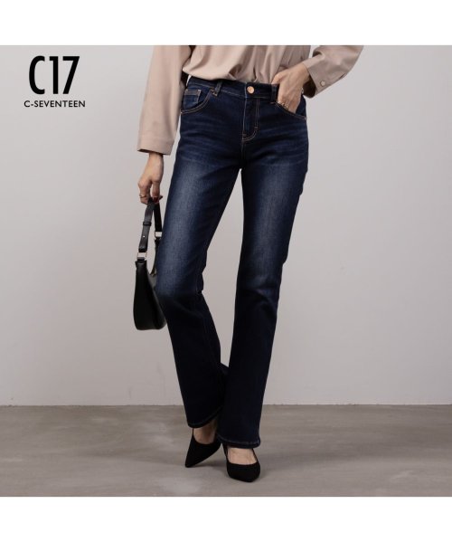 C17 シーセブンティーン ベーシックブーツカットパンツ CB321－99