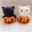 ハロウィンねこちゃんストラップ