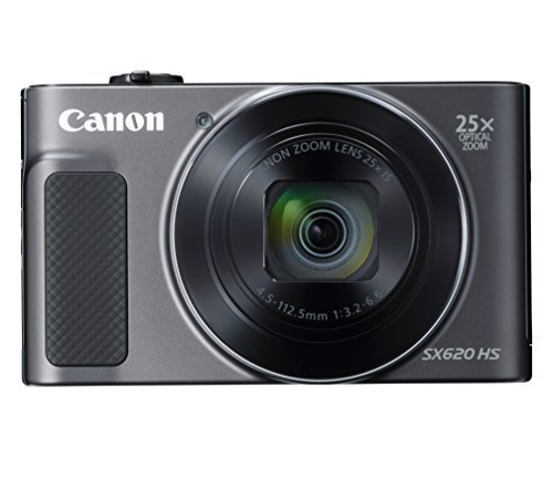 Canon コンパクトデジタルカメラ Power Shot SX620HS ブラック 光学25倍ズーム PSSX620HS(BK)【中古品】