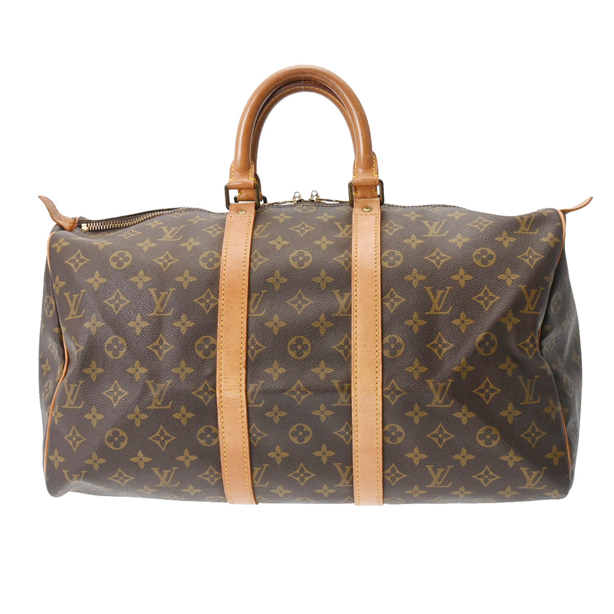 LOUIS VUITTON ルイヴィトン モノグラム キーポル 45 ブラウン M41428 ユニセックス モノグラムキャンバス ボストンバッグ Bランク 中古 