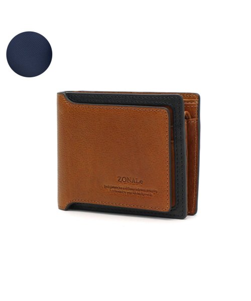 ゾナール 財布 ZONALe 二つ折り 二つ折り財布 ORLO オルロ SHORT WALLET ショートウォレット 小銭入れ付き レザー 31225