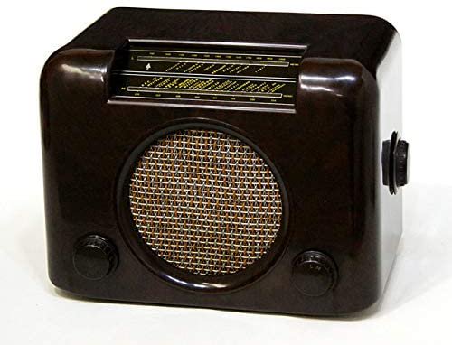 BUSH RADIO ブッシュ・ラジオ TYPE DAC90 brown 真空管卓上ラジオ MT管5球スーパー MW/LW 2BAND 欧州200～250V仕様【中古品】