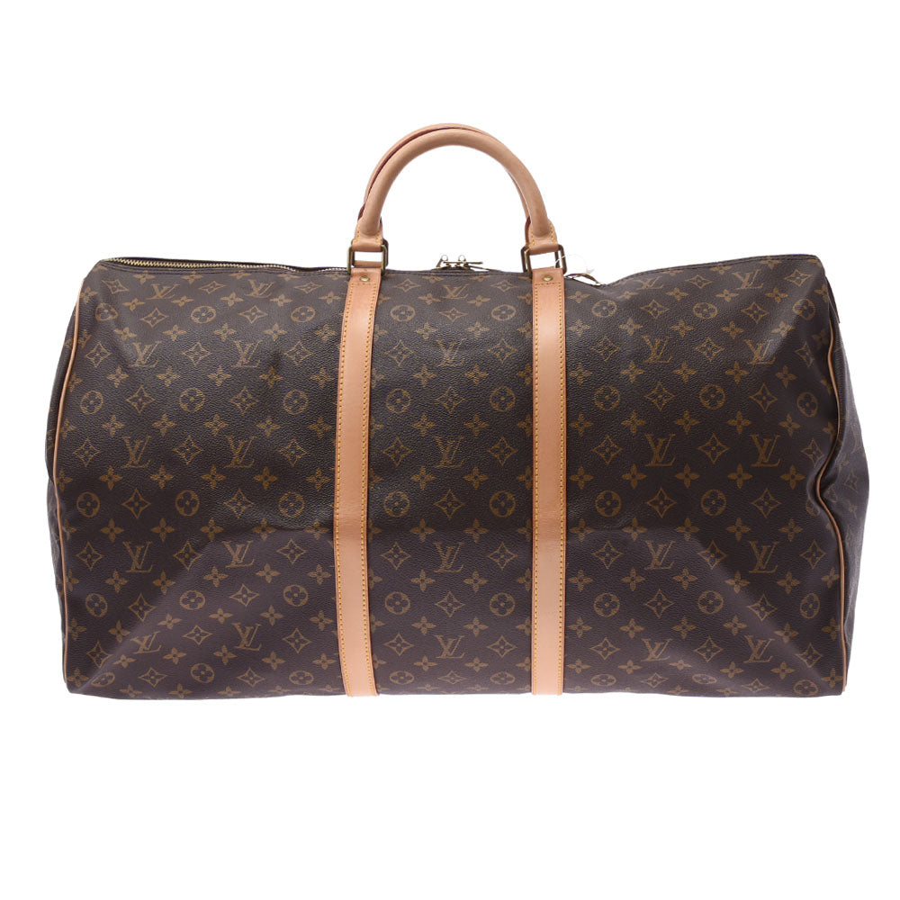 LOUIS VUITTON ルイヴィトン モノグラム キーポル 60 ブラウン M41422 ユニセックス モノグラムキャンバス ボストンバッグ Aランク 中古 