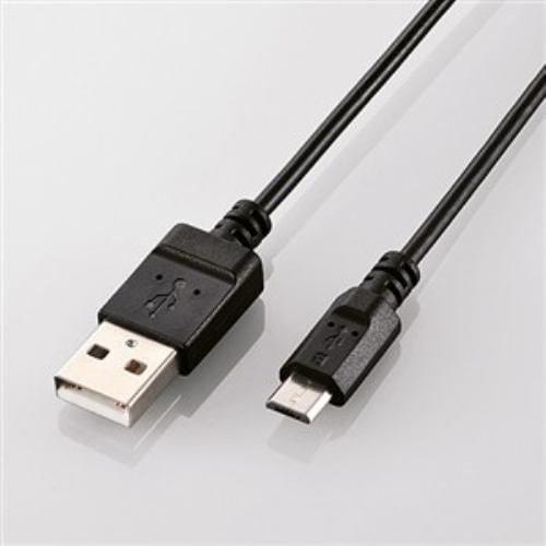 エレコム エコUSB2.0ケーブル(A-microBタイプ) 0.9m U2C-JAMB09BK