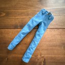 【12inch mens dolls】stretch denim pants  Sax Blue